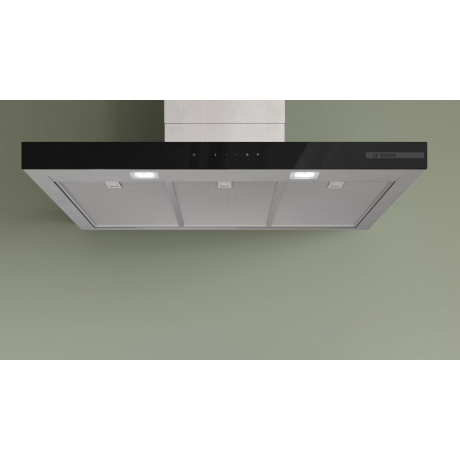 BOSCH DWB97DN30 Εντοιχιζόμενος Απορροφητήρας Τζάκι 90cm Metal Look